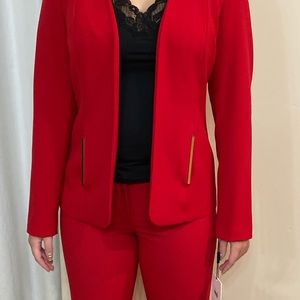 Calvin Kline Red Pantsuit